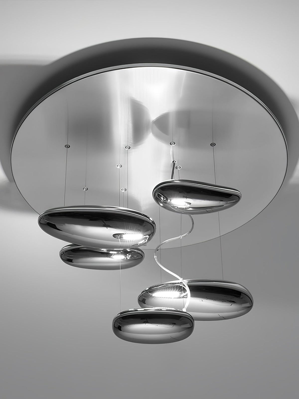 Lampa sufitowa Feririan Aluminiowy Kamyk