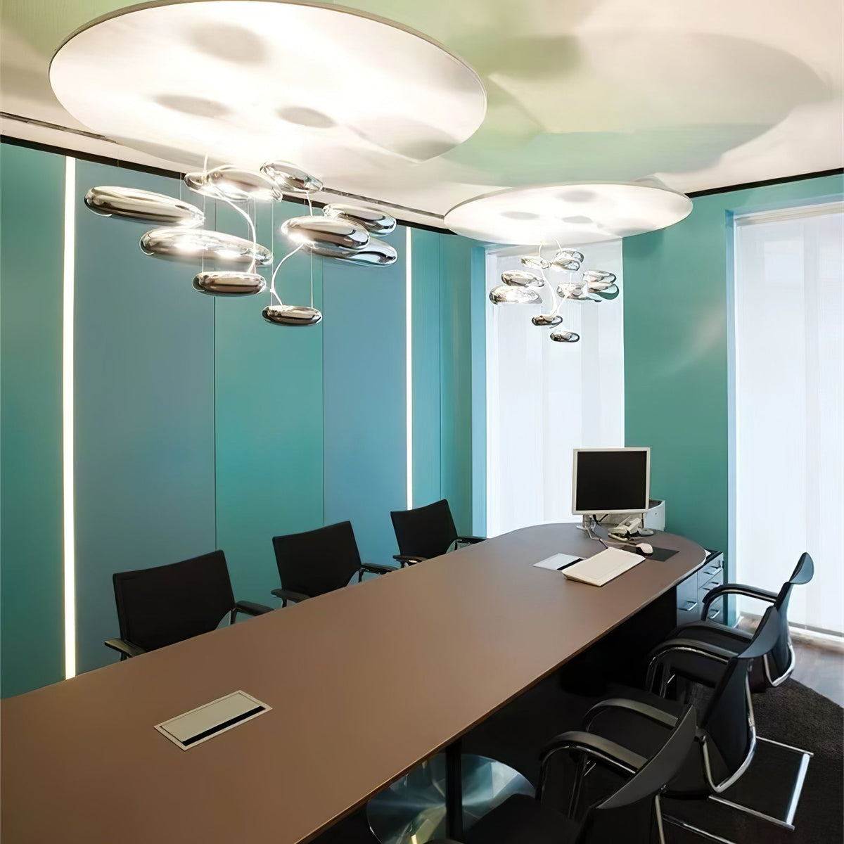 Lampa sufitowa Feririan Aluminiowy Kamyk