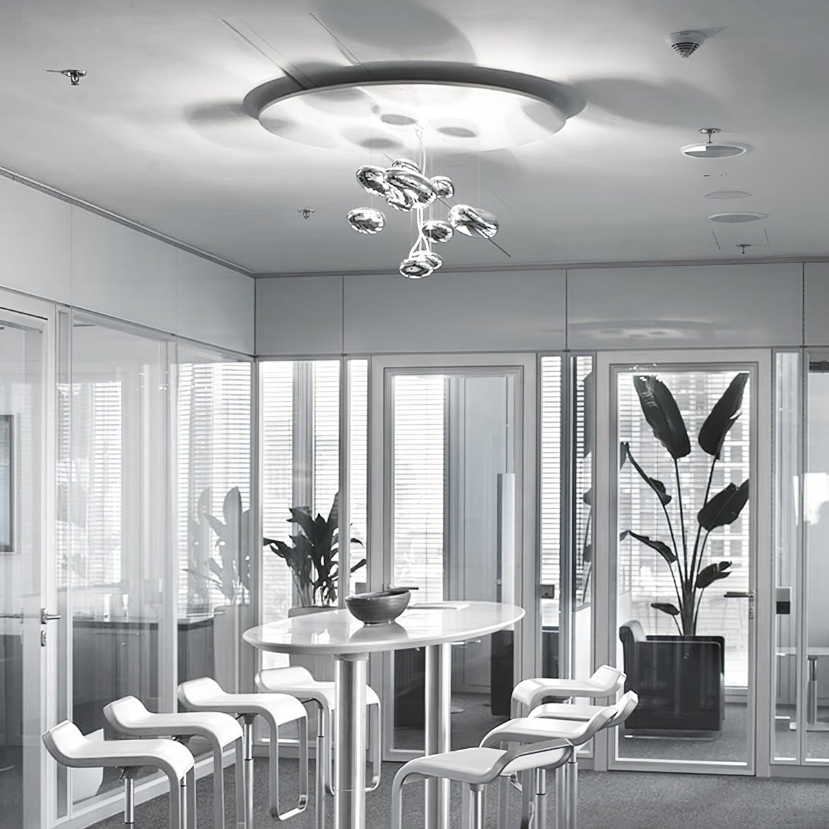 Lampa sufitowa Feririan Aluminiowy Kamyk
