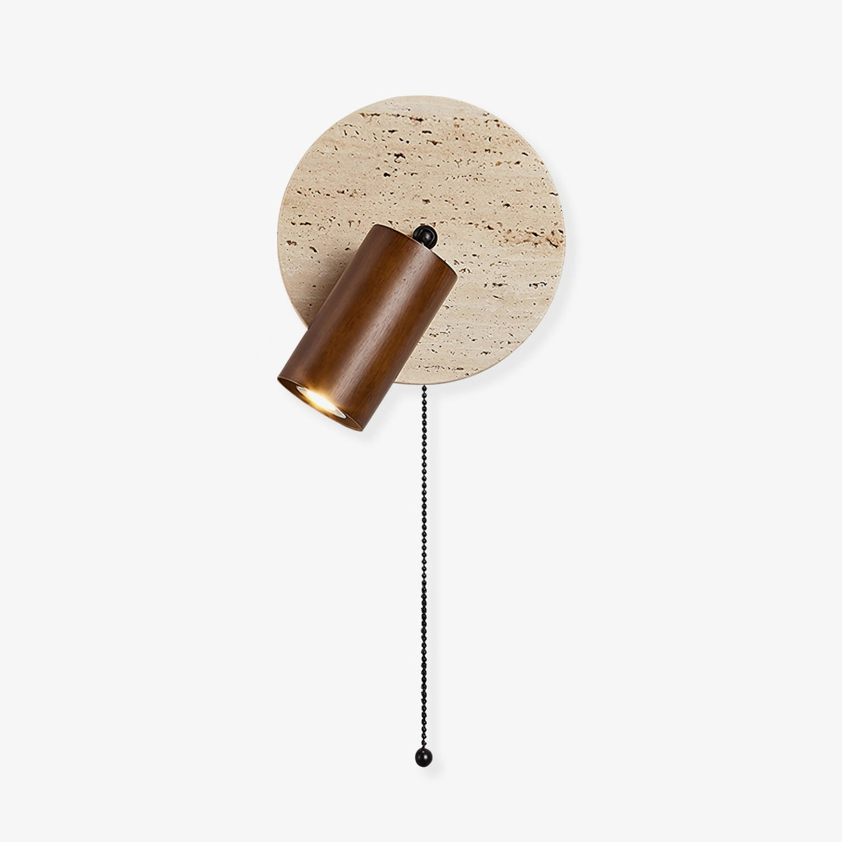 Romino Disc Swing Travertine kinkiet