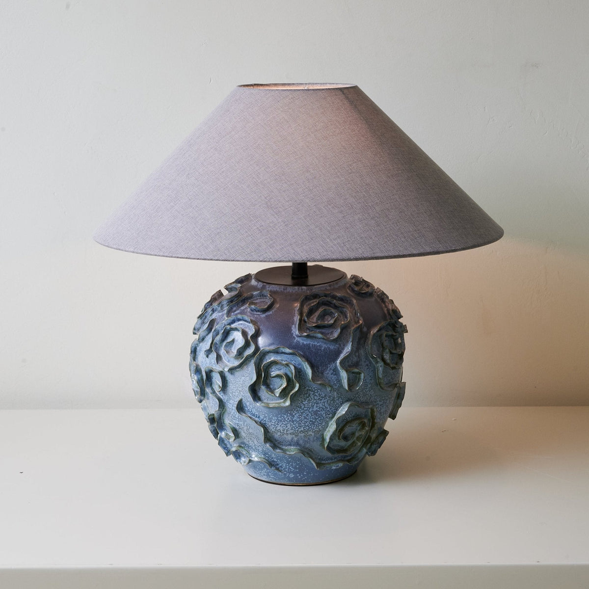 Brian Vintage lampa stołowa z ceramiki
