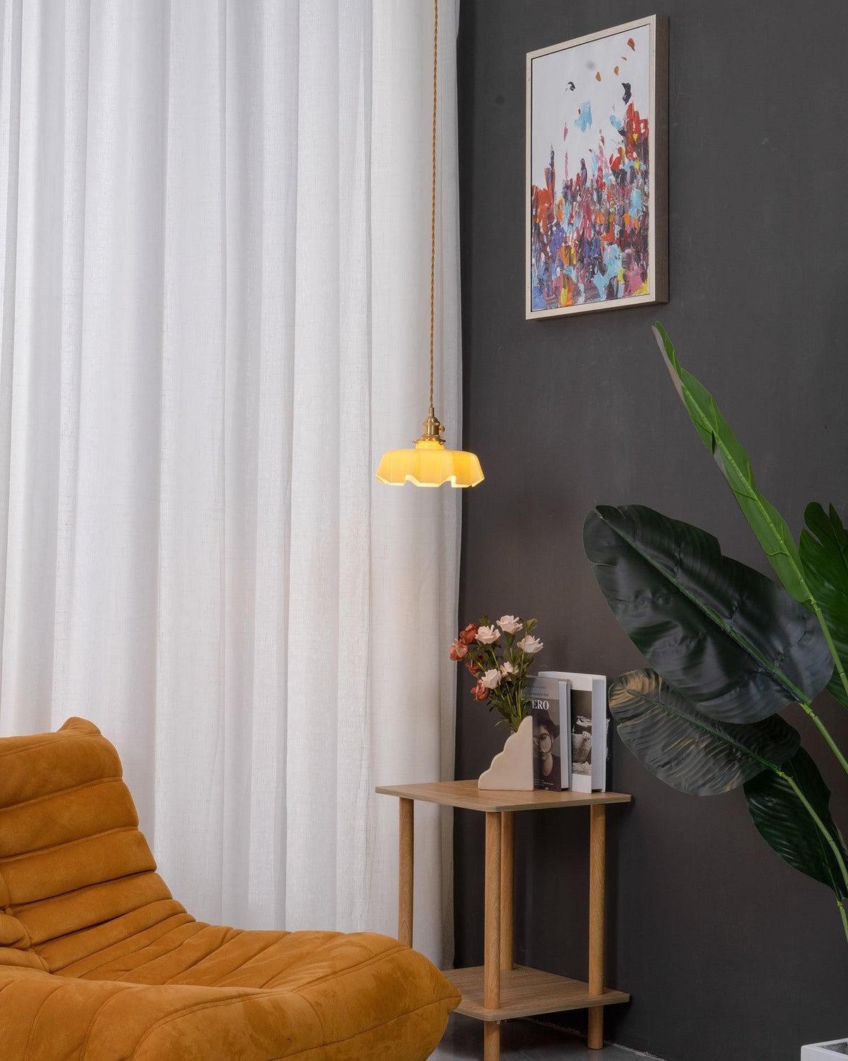 Liorivora lampa wisząca French Flower do jadalni
