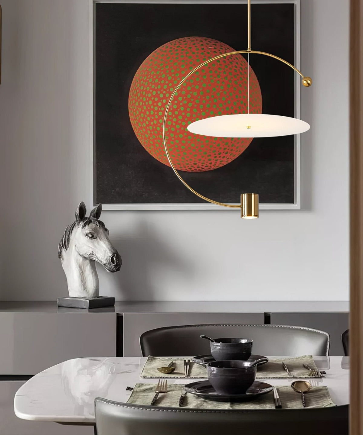 Reninia geometryczna lampa wisząca