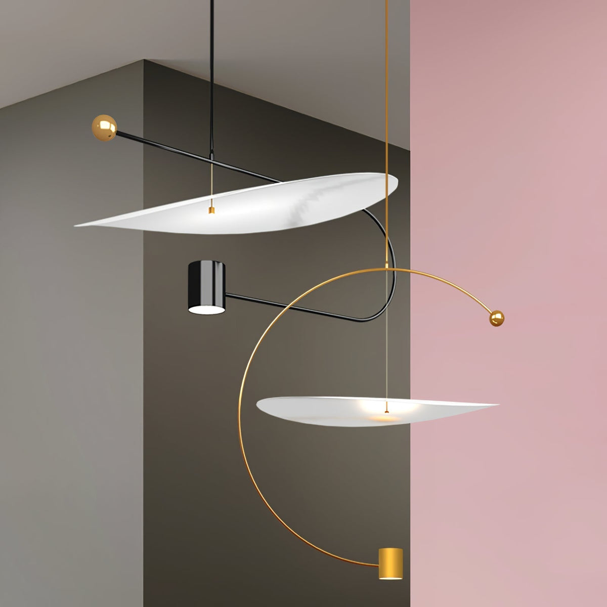 Reninia geometryczna lampa wisząca