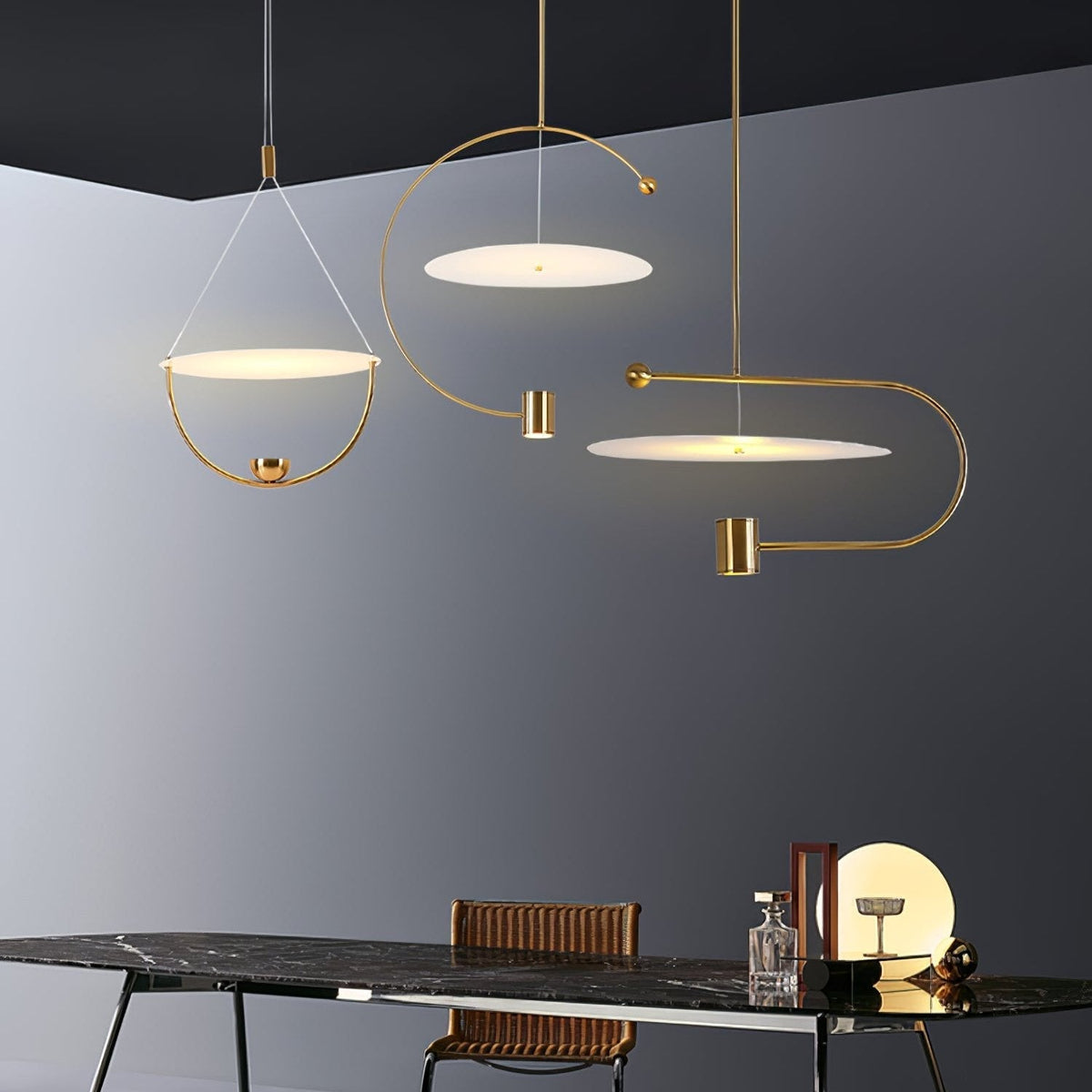 Reninia geometryczna lampa wisząca