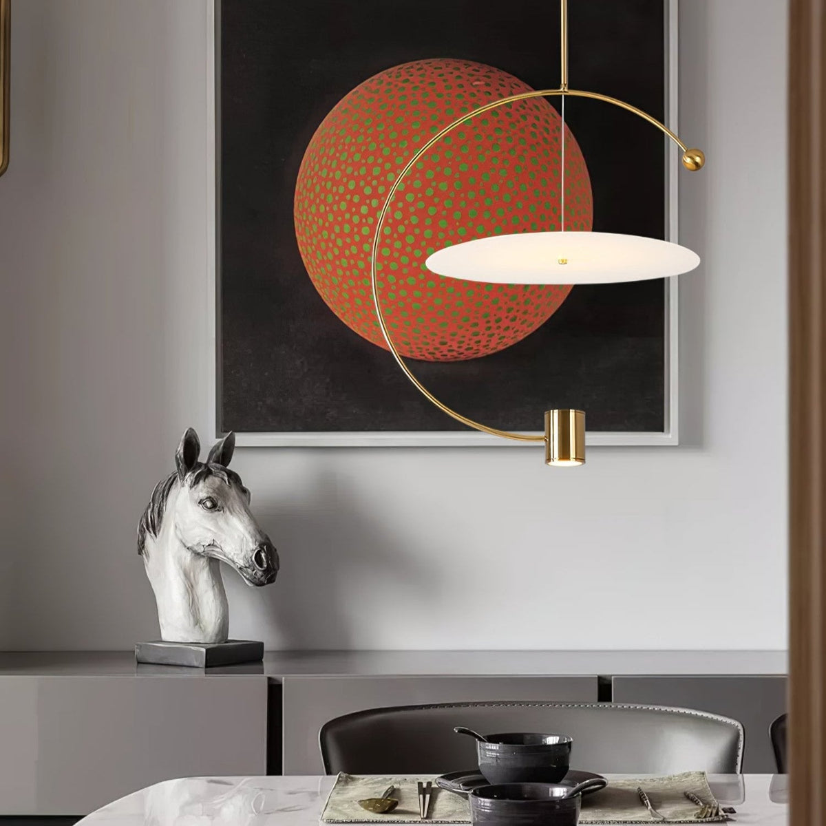 Reninia geometryczna lampa wisząca