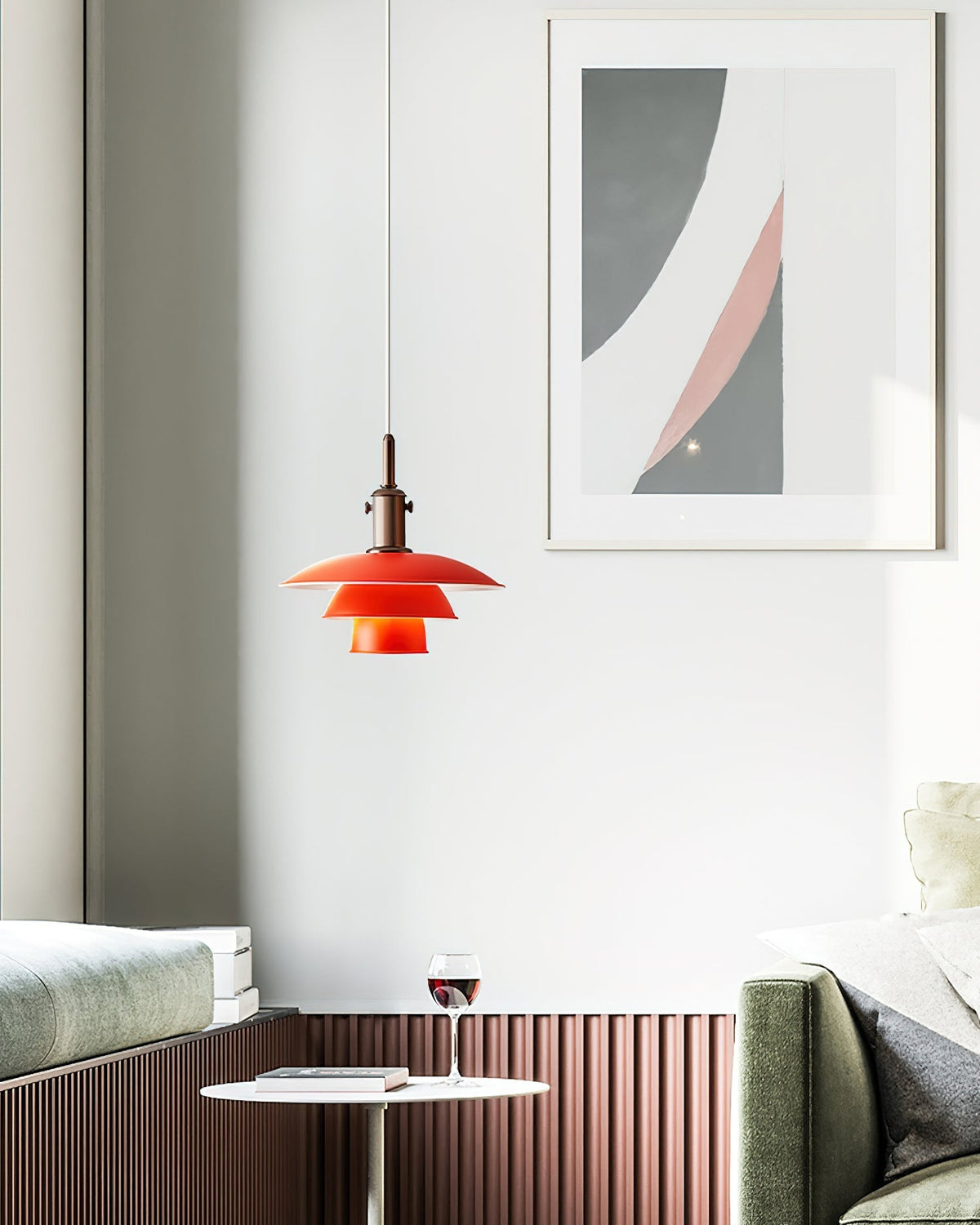 Lampa wisząca Velanenne z miedzią