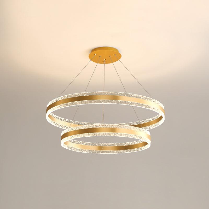Aroxen lampa wisząca nowoczesna LED okrągłe pierścienie