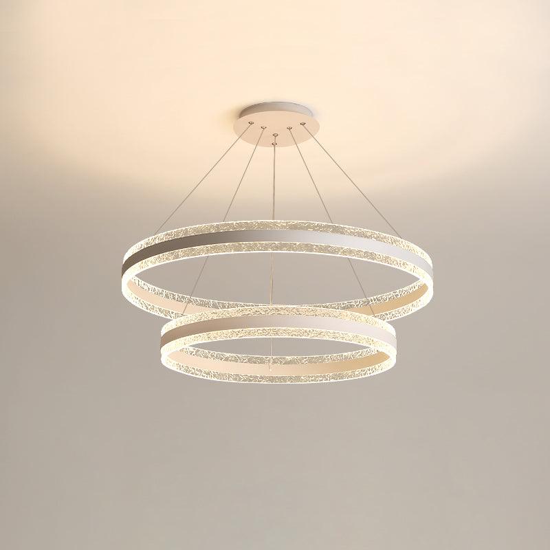 Aroxen lampa wisząca nowoczesna LED okrągłe pierścienie