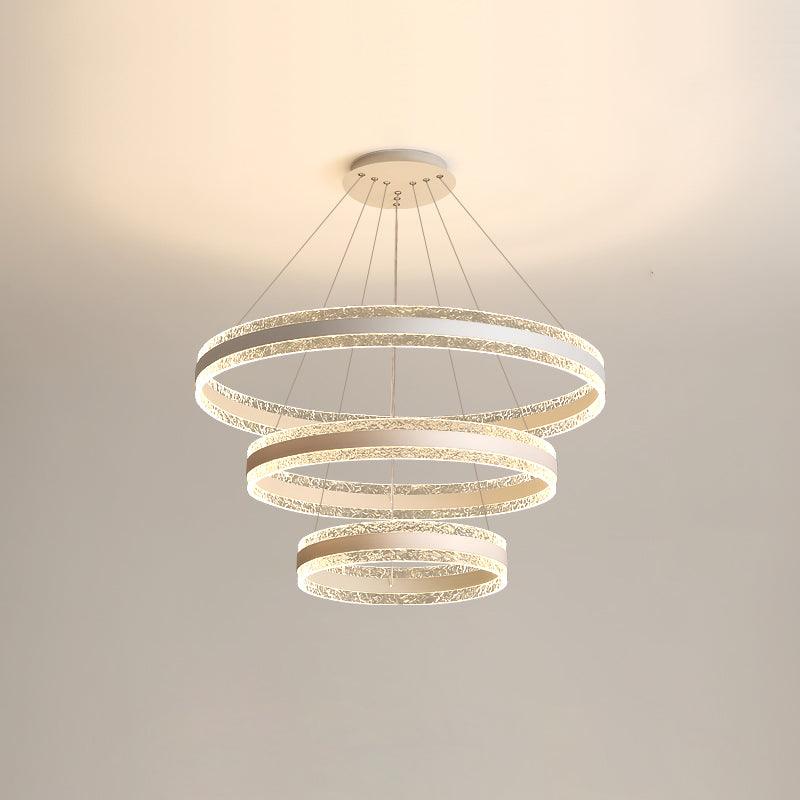 Aroxen lampa wisząca nowoczesna LED okrągłe pierścienie