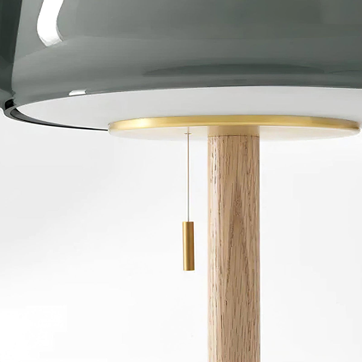 Gala lampa stołowa ze szkła i marmuru