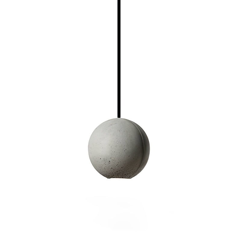 Umi lampa wisząca kula betonowa minimalistyczna industrialna