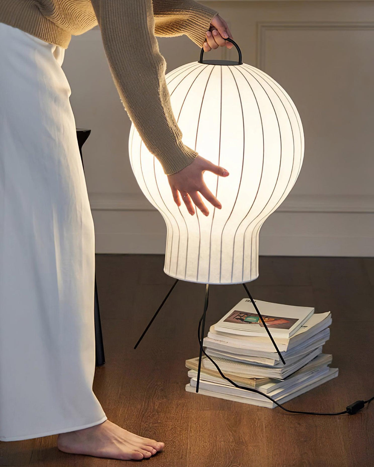 Balloon minimalistyczna lampa podłogowa ze szlaku