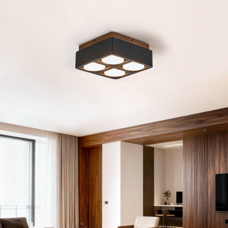 Axel wielopunktowa lampa sufitowa kwadratowa