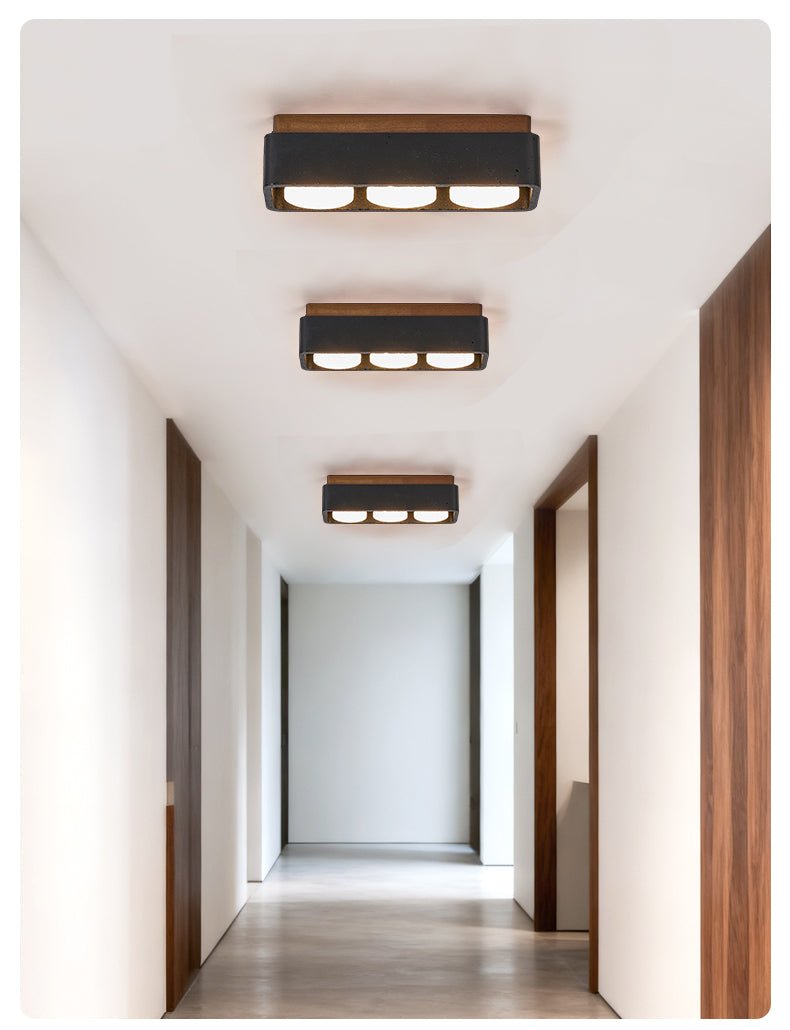 Axel wielopunktowa lampa sufitowa kwadratowa