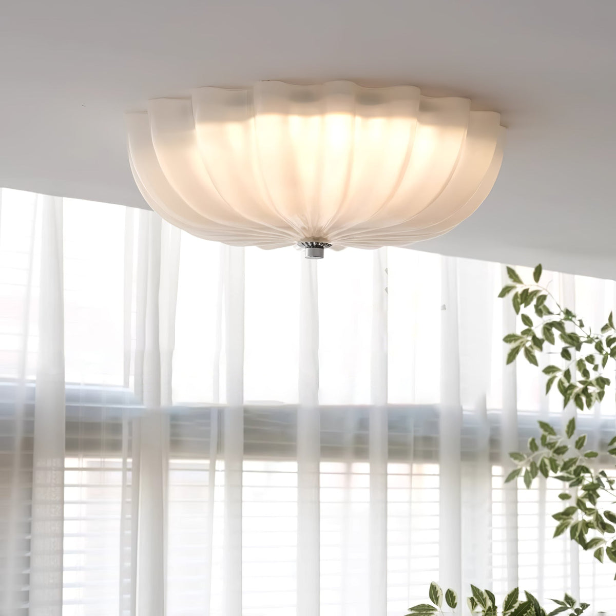 Wyna nowoczesna lampa sufitowa ze szkła