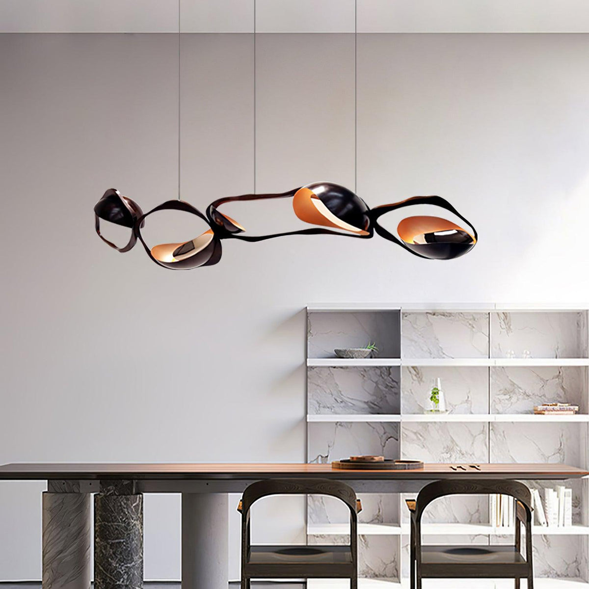 Virauine lampa wisząca LED artystyczna do salonu