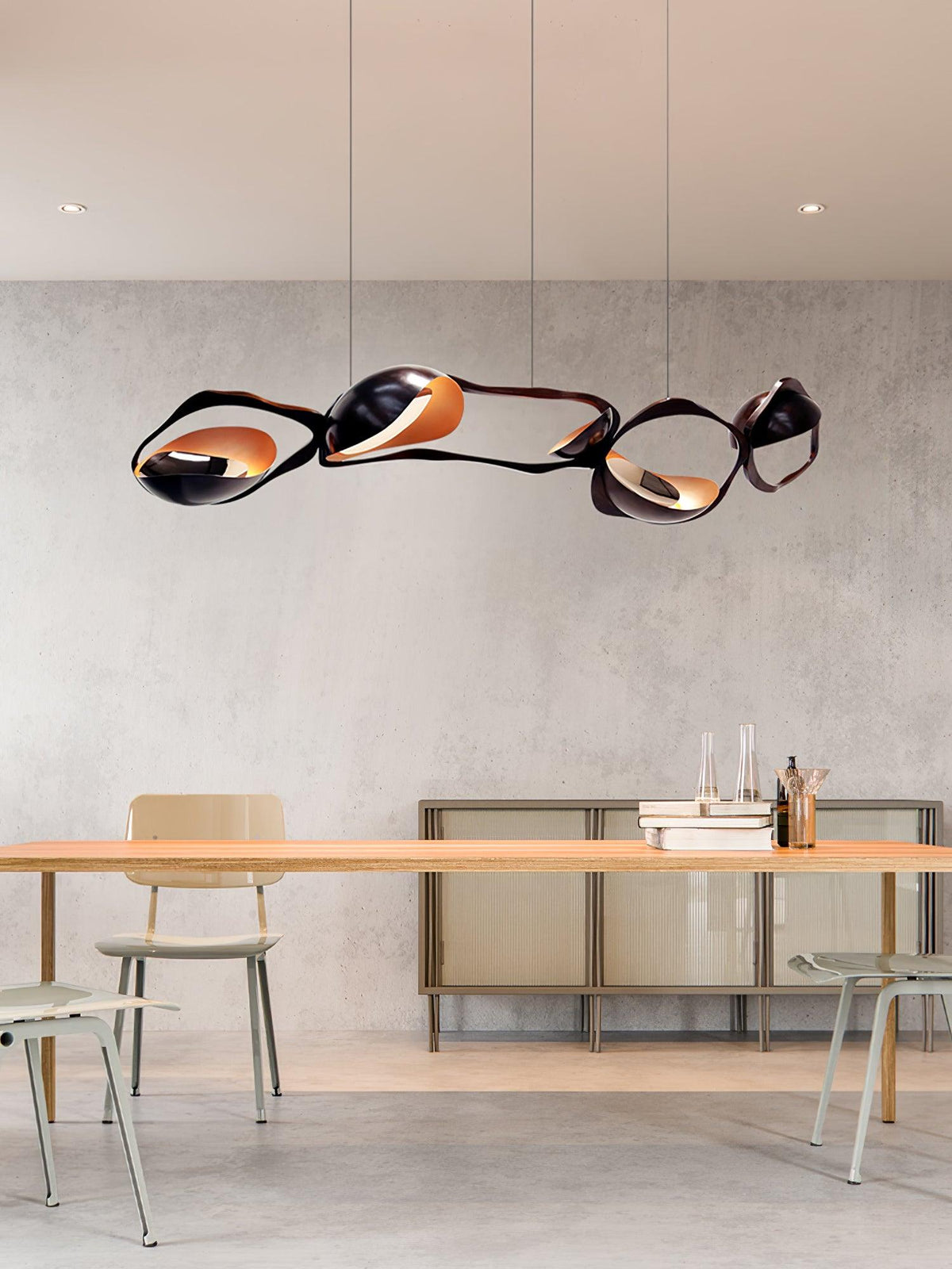 Virauine lampa wisząca LED artystyczna do salonu