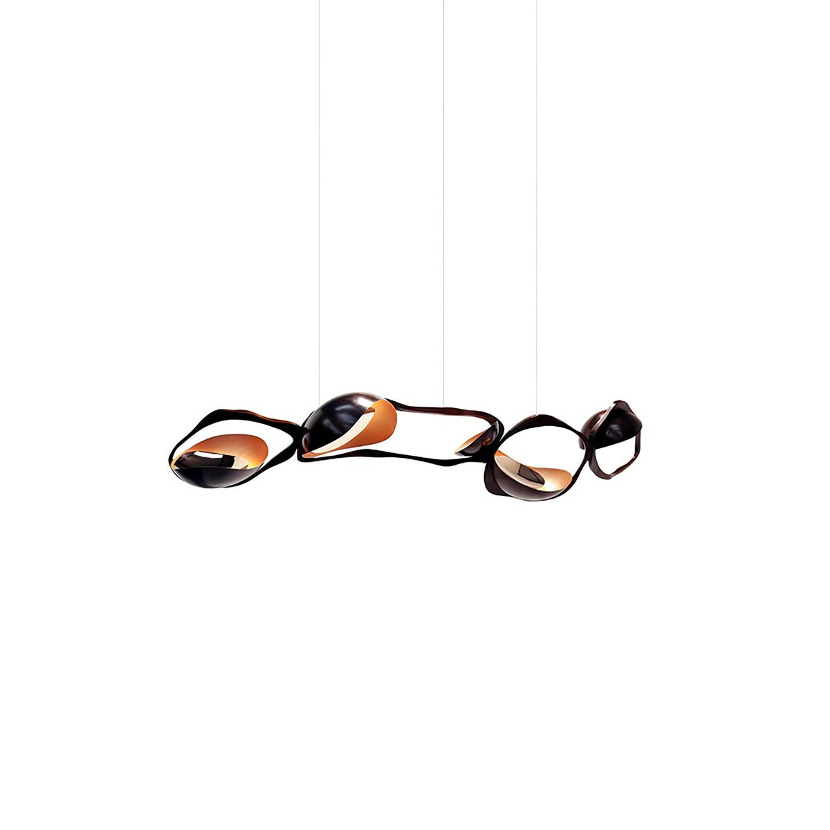 Virauine lampa wisząca LED artystyczna do salonu