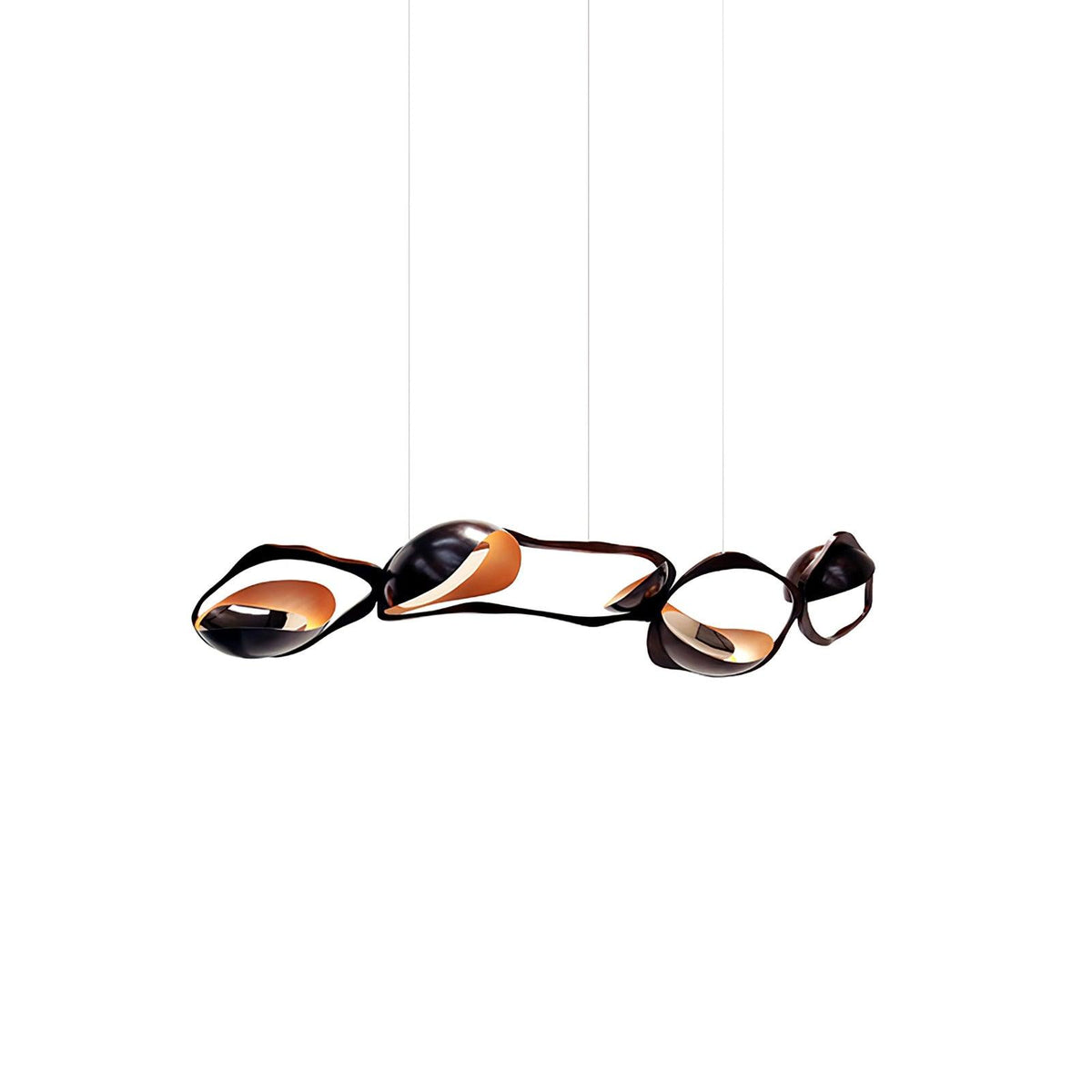 Virauine lampa wisząca LED artystyczna do salonu