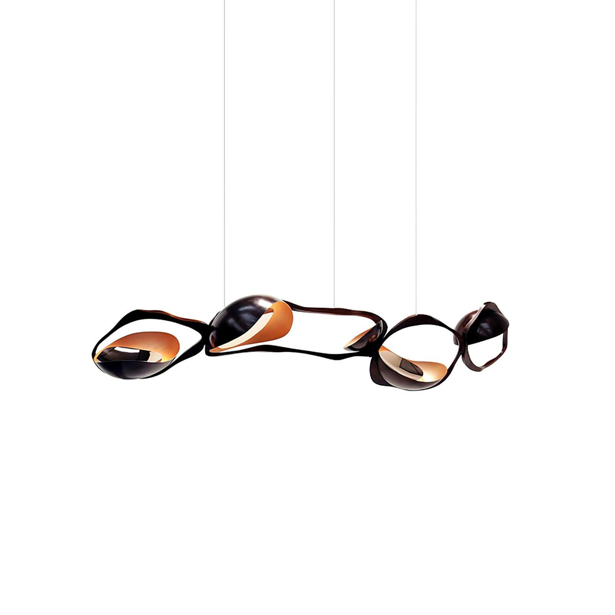 Virauine lampa wisząca LED artystyczna do salonu