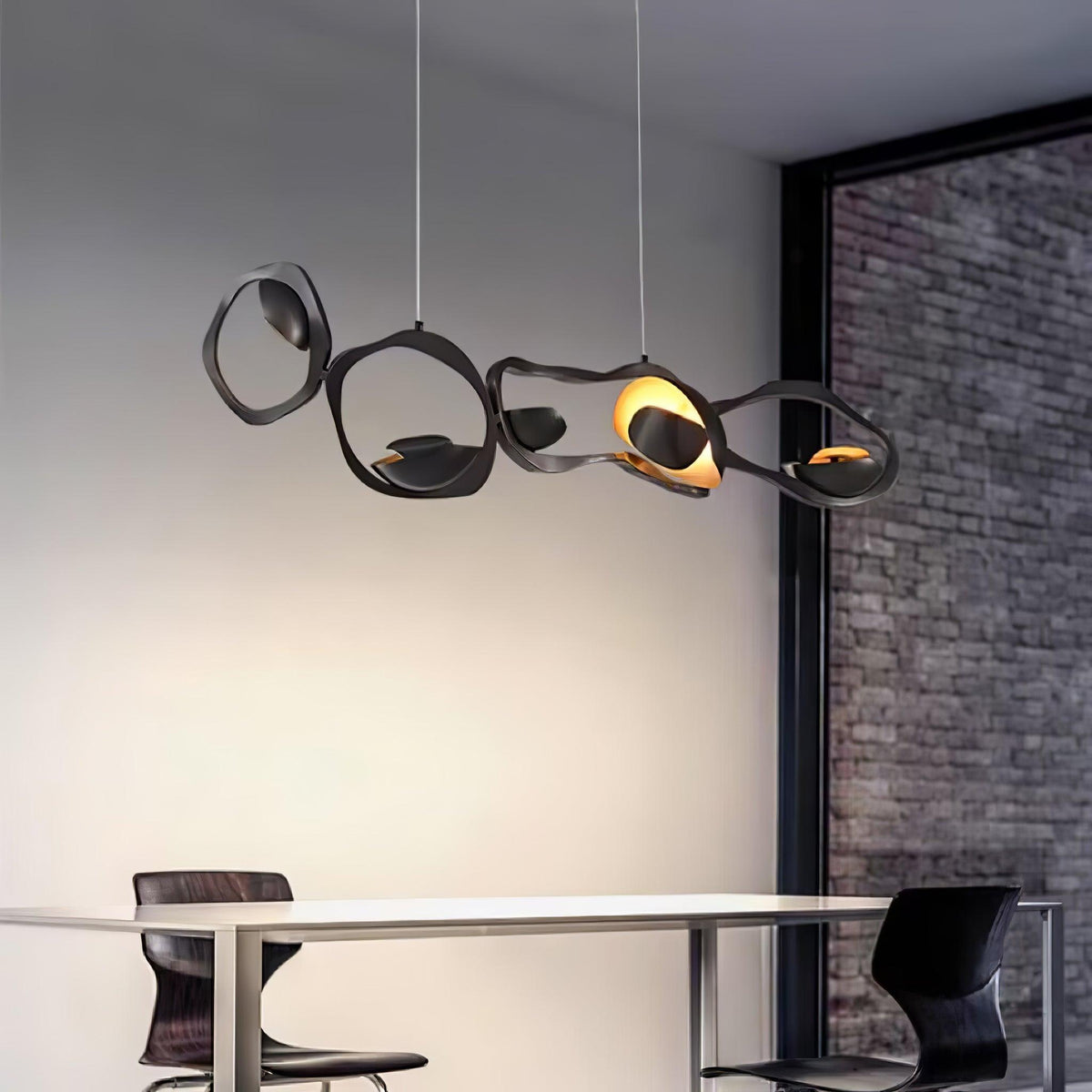 Virauine lampa wisząca LED artystyczna do salonu
