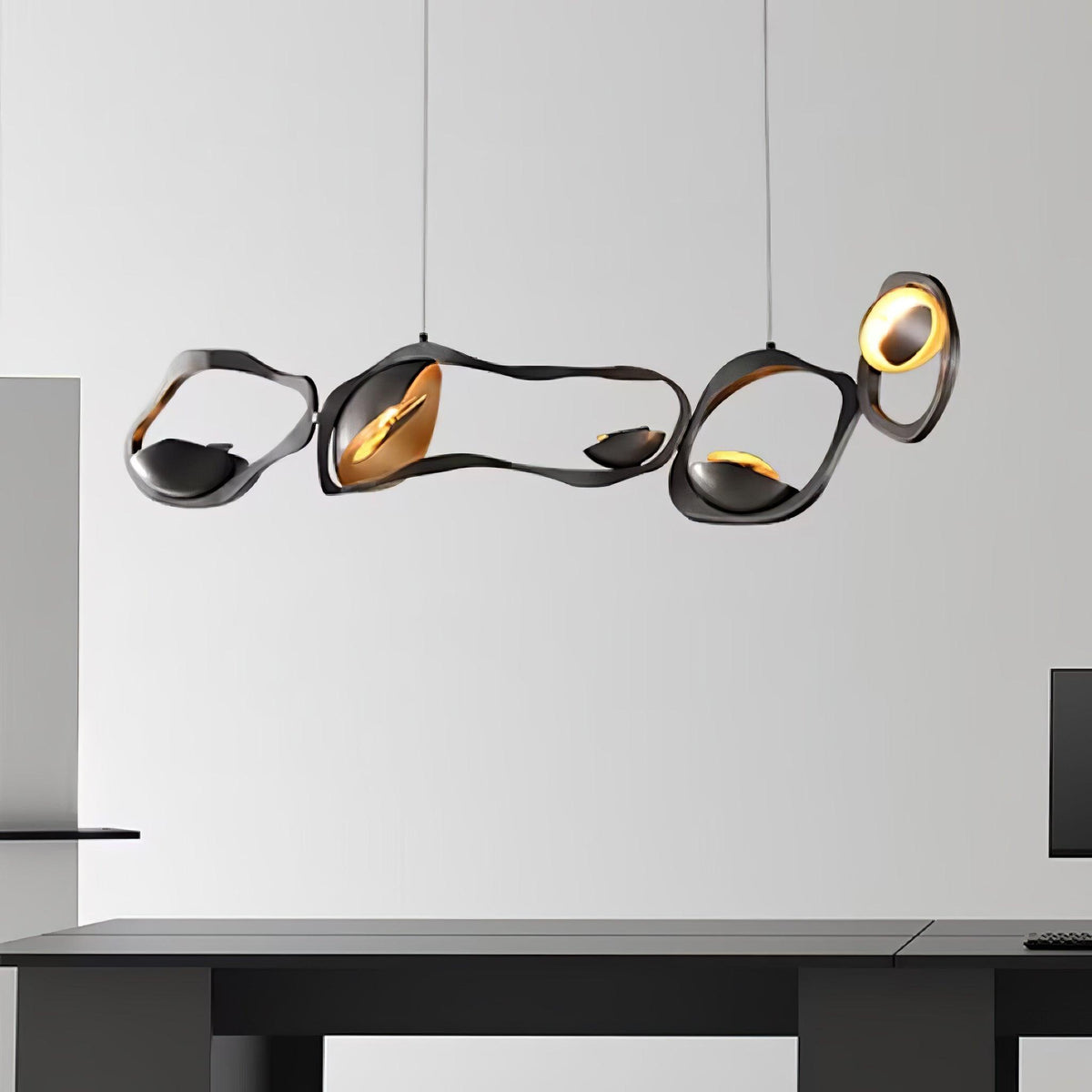 Virauine lampa wisząca LED artystyczna do salonu