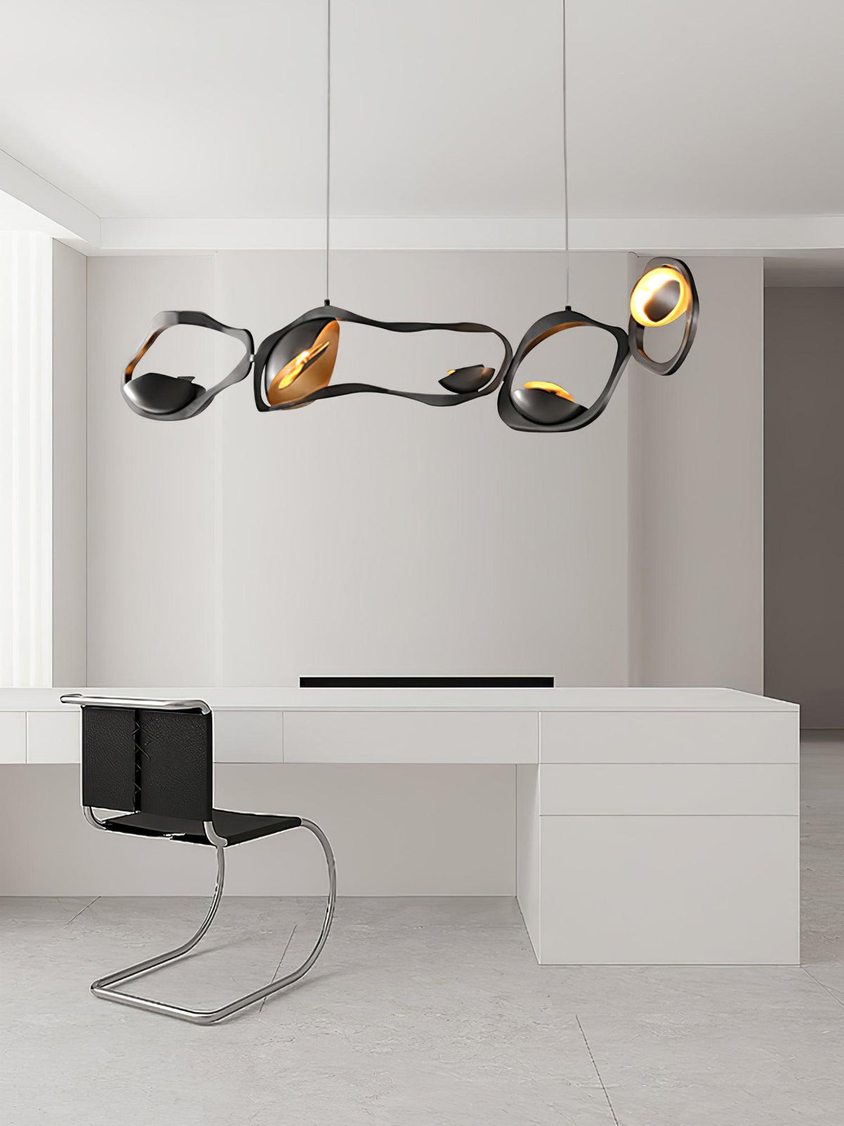 Virauine lampa wisząca LED artystyczna do salonu