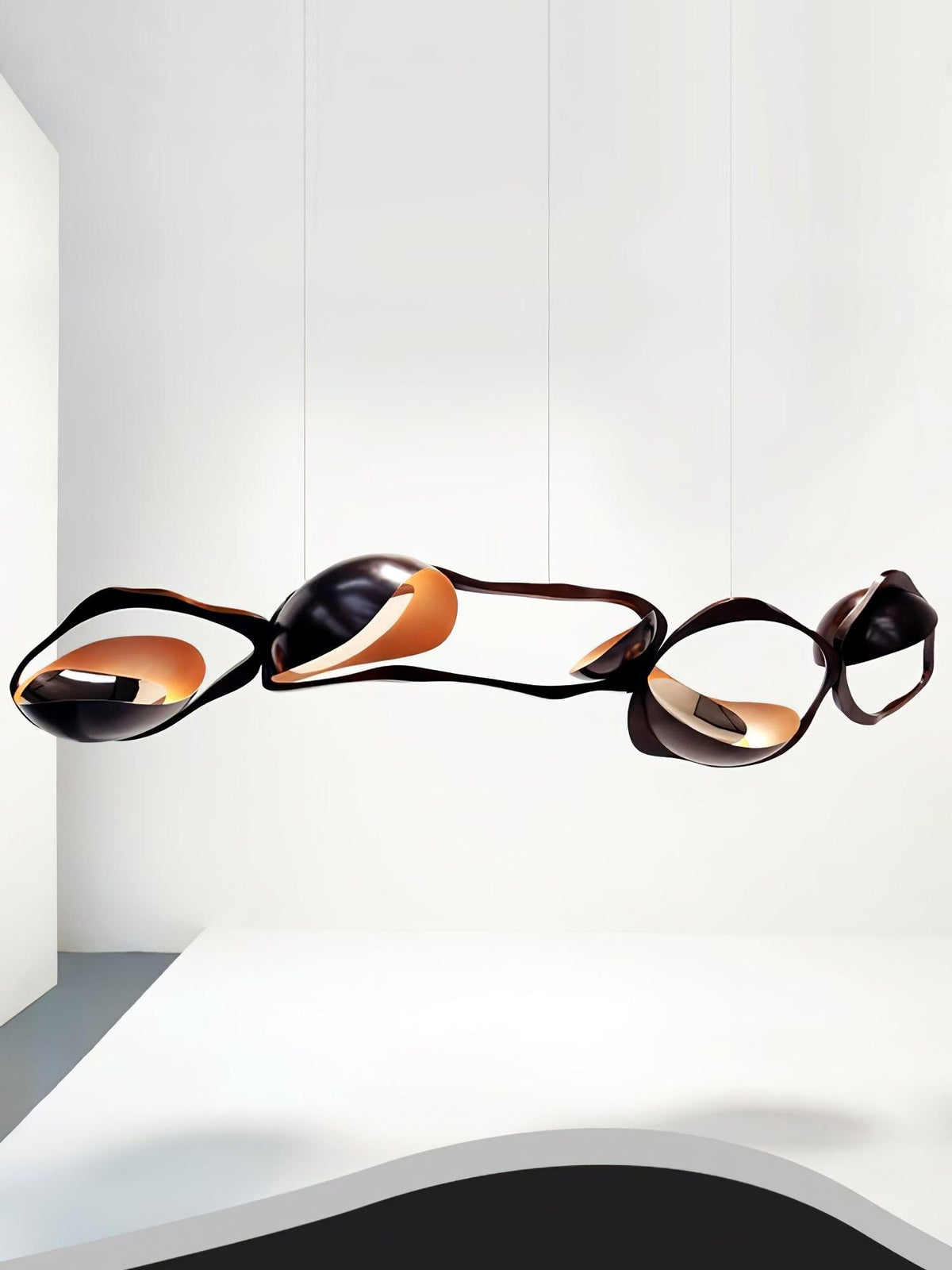 Virauine lampa wisząca LED artystyczna do salonu