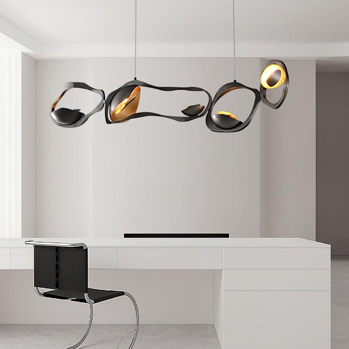 Virauine lampa wisząca LED artystyczna do salonu