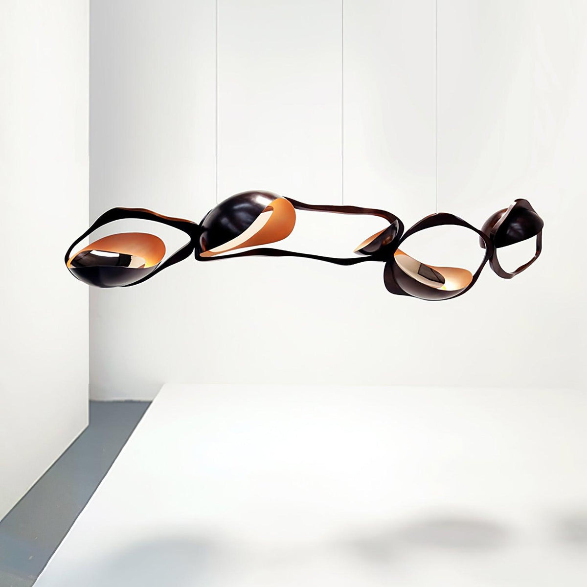 Virauine lampa wisząca LED artystyczna do salonu