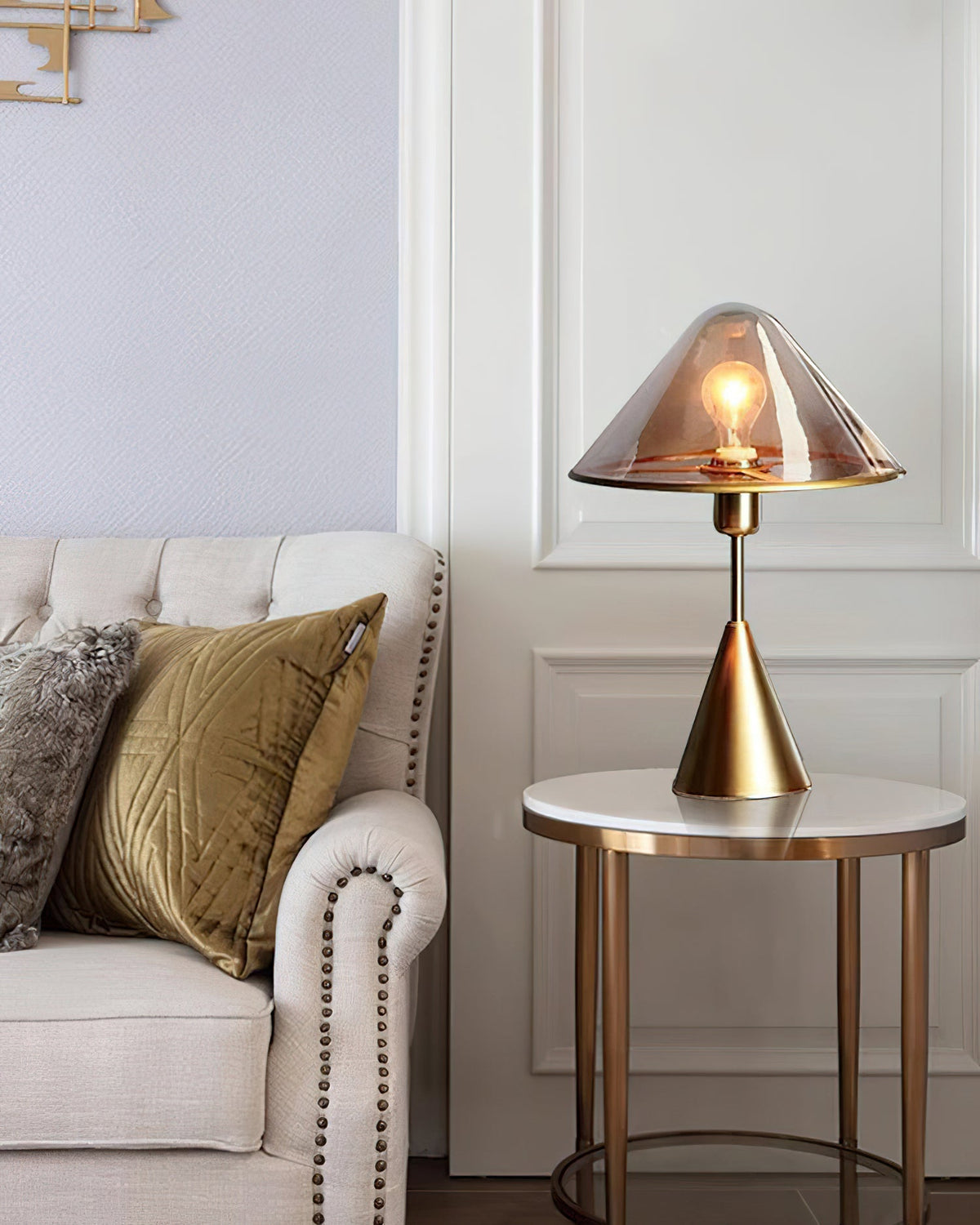 Mushroom nowoczesna lampa stołowa
