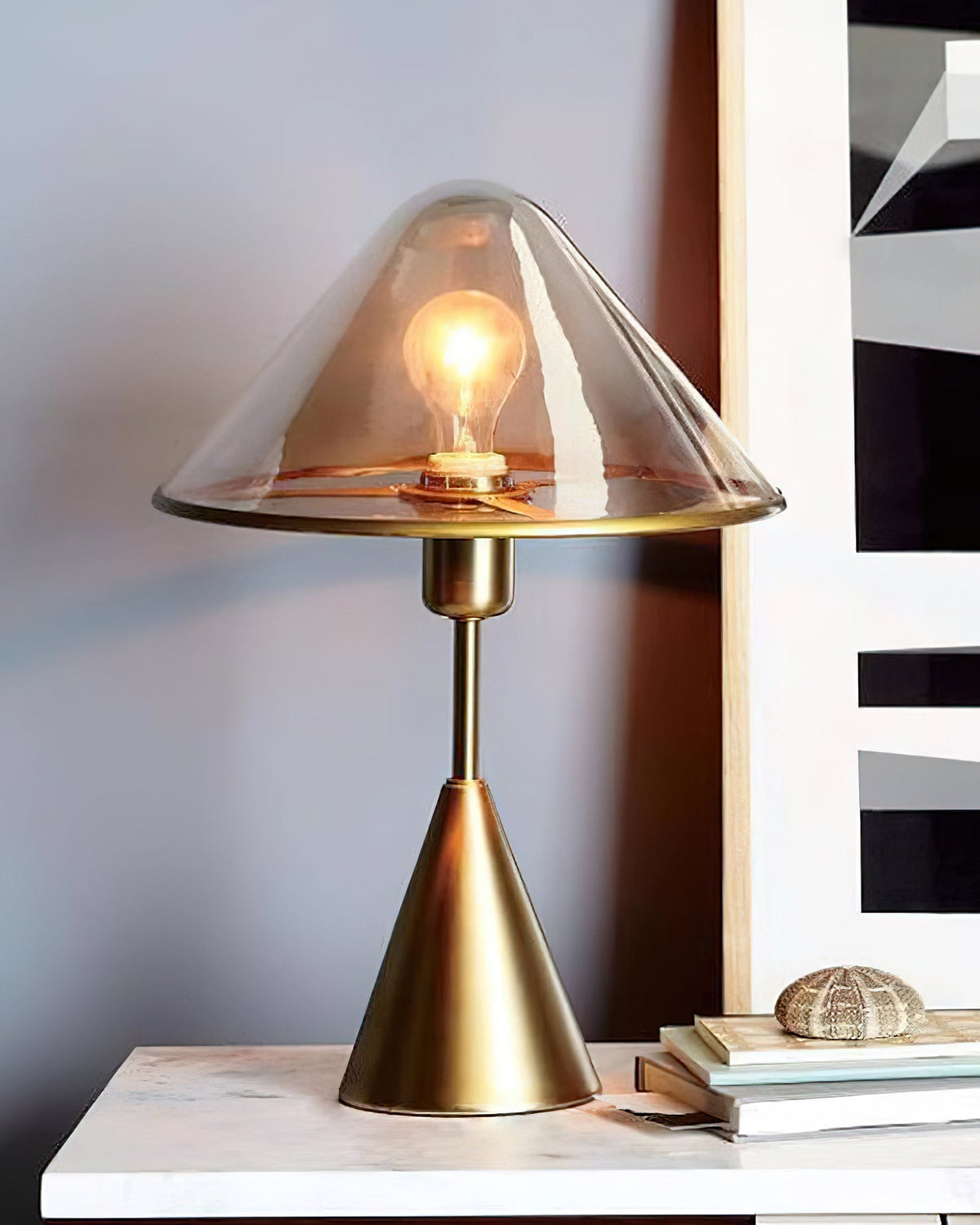 Mushroom nowoczesna lampa stołowa