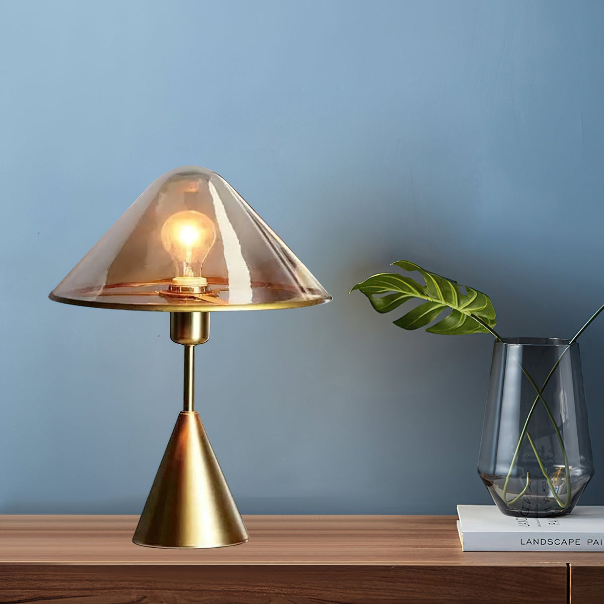 Mushroom nowoczesna lampa stołowa