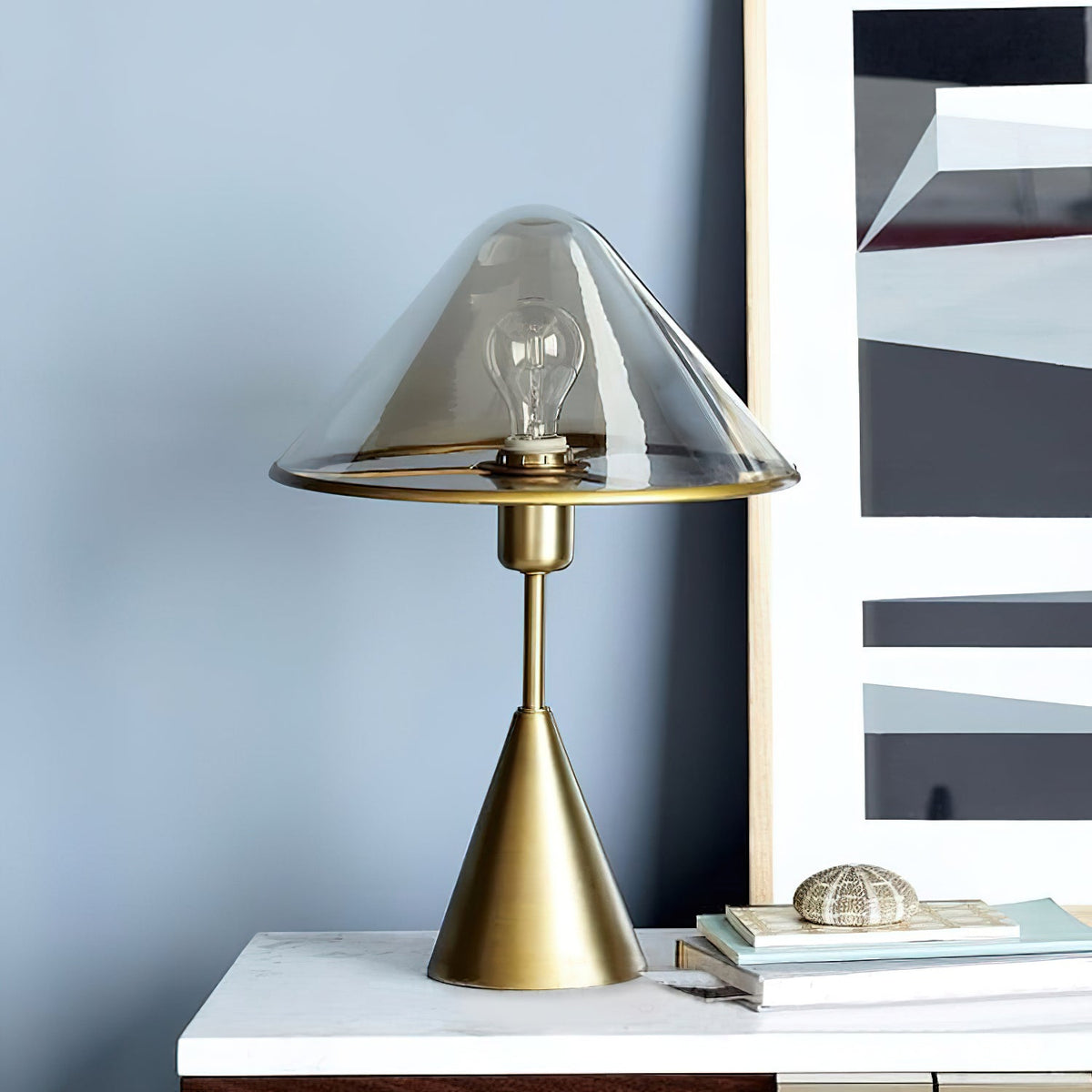 Mushroom nowoczesna lampa stołowa