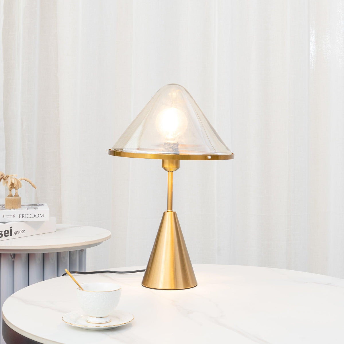 Mushroom nowoczesna lampa stołowa