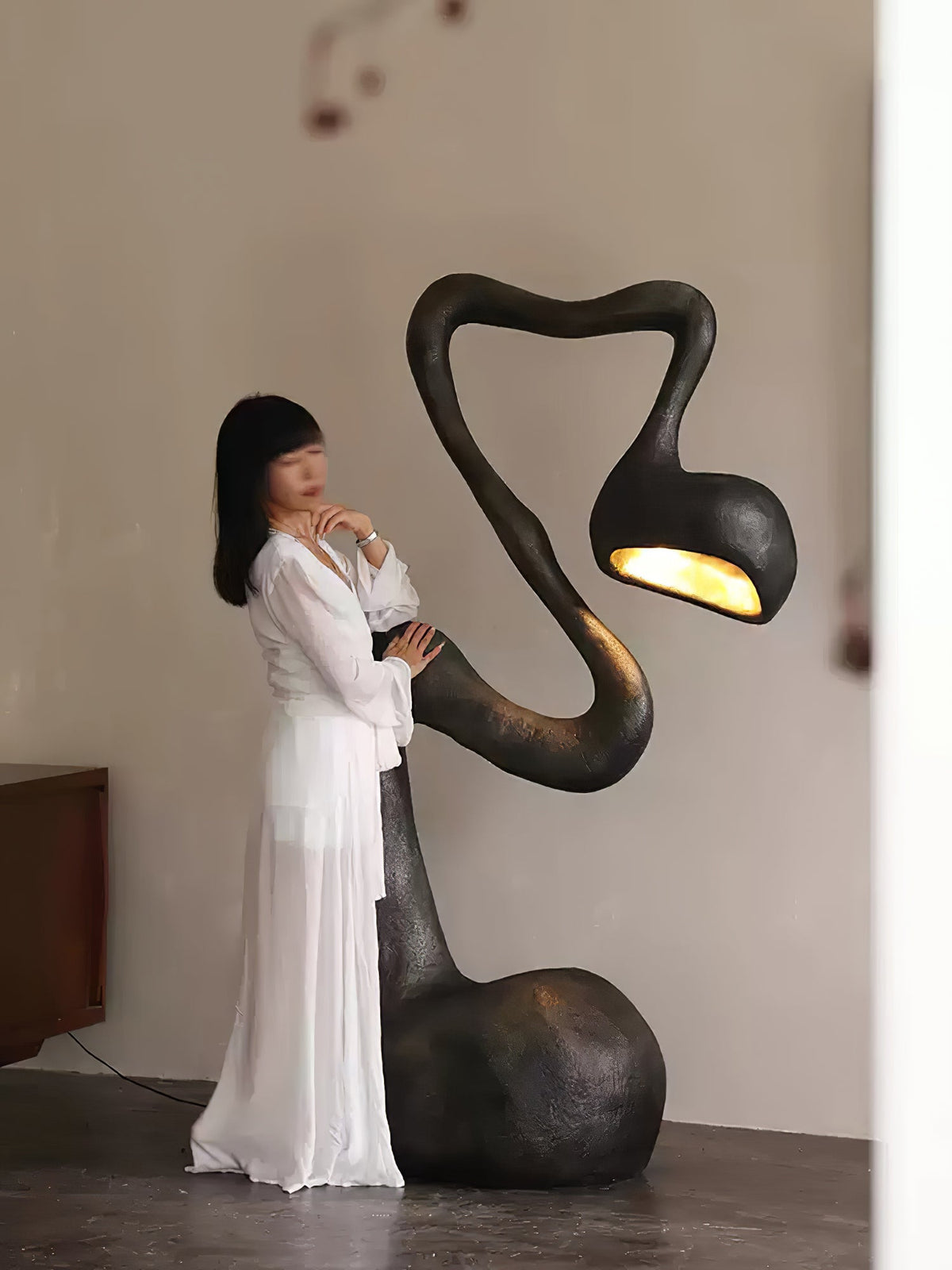 Olcarus Organic ceramika lampa stojąca