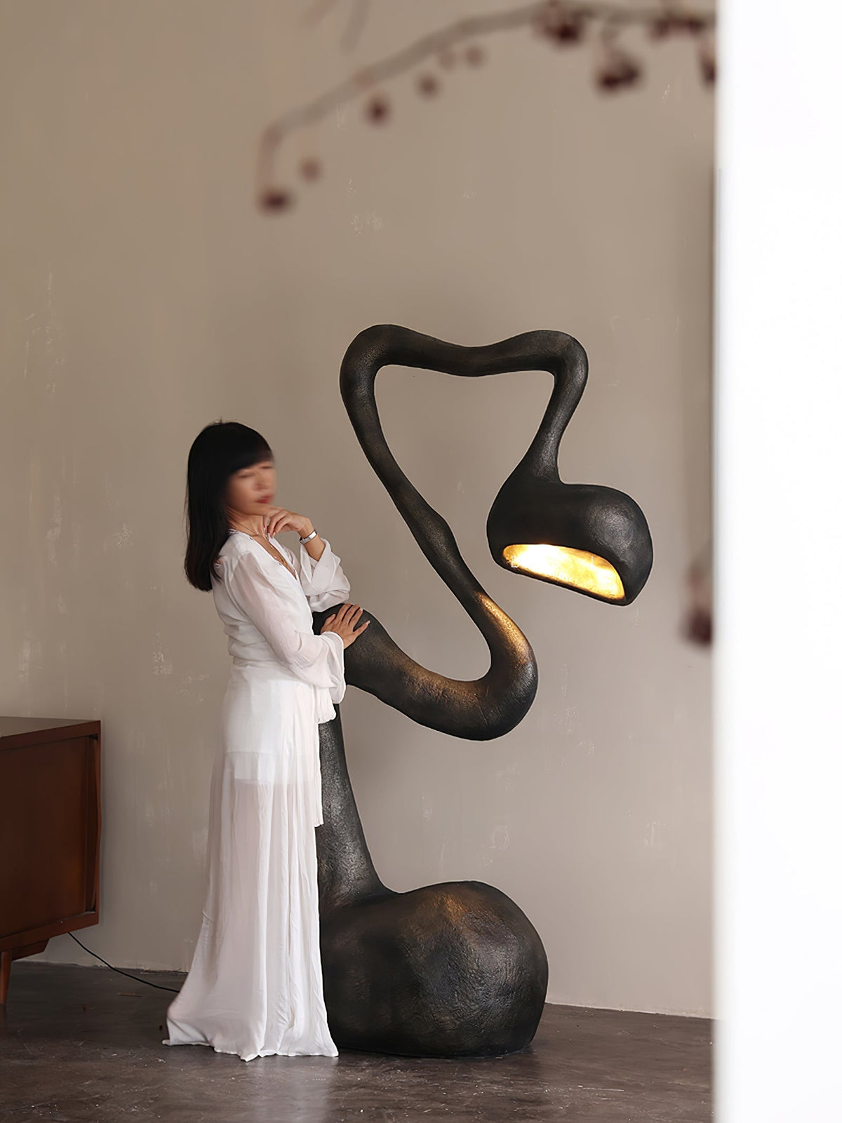 Olcarus Organic ceramika lampa stojąca