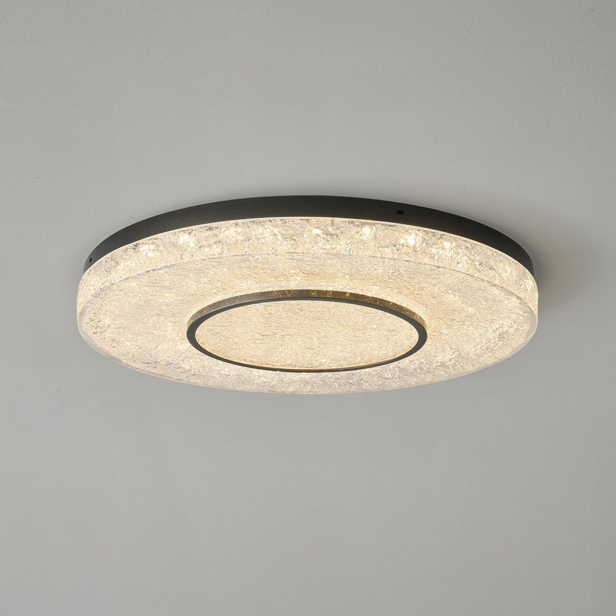 Auraora lampa sufitowa Mysterious Circle miedź żywica
