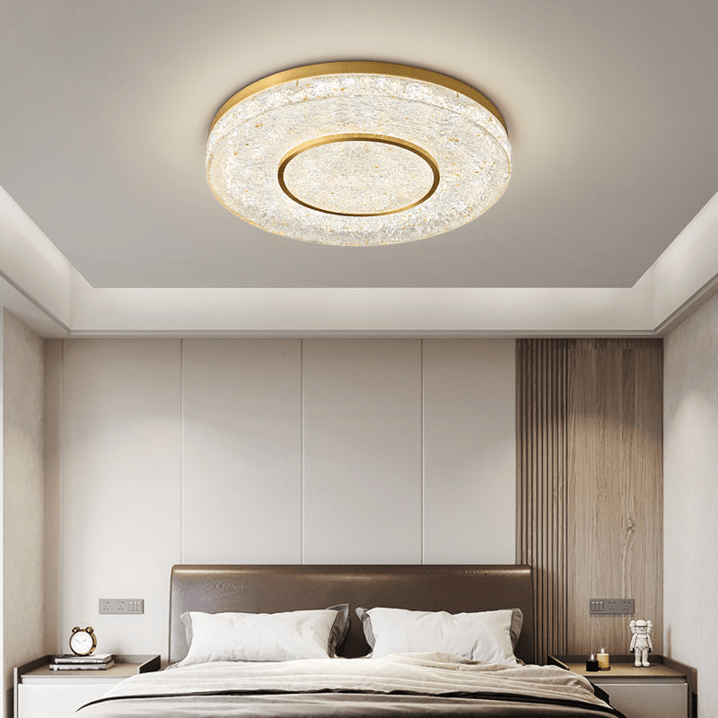 Auraora lampa sufitowa Mysterious Circle miedź żywica