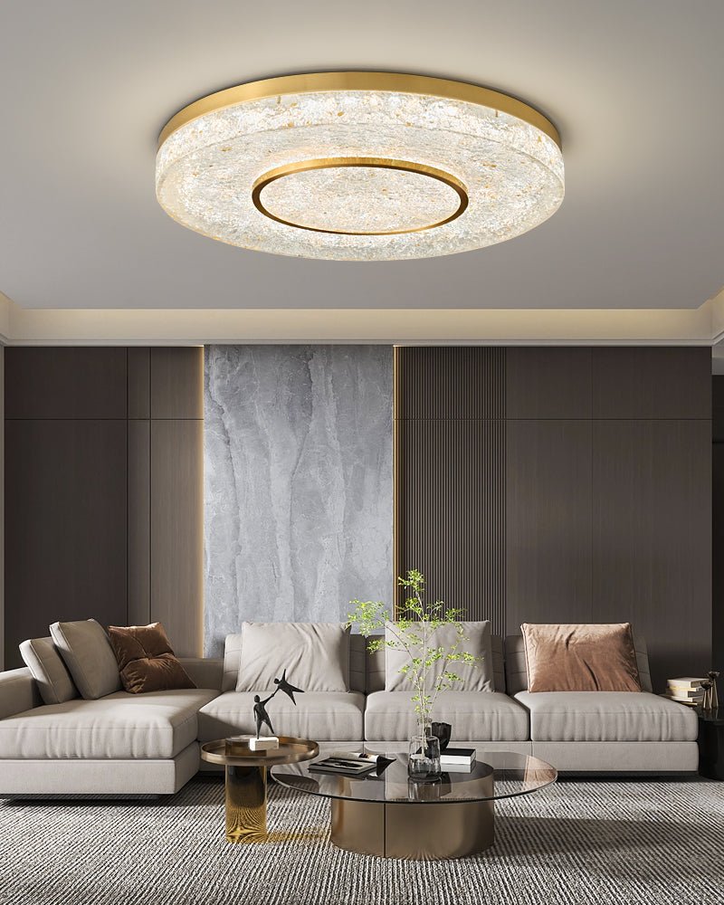 Auraora lampa sufitowa Mysterious Circle miedź żywica