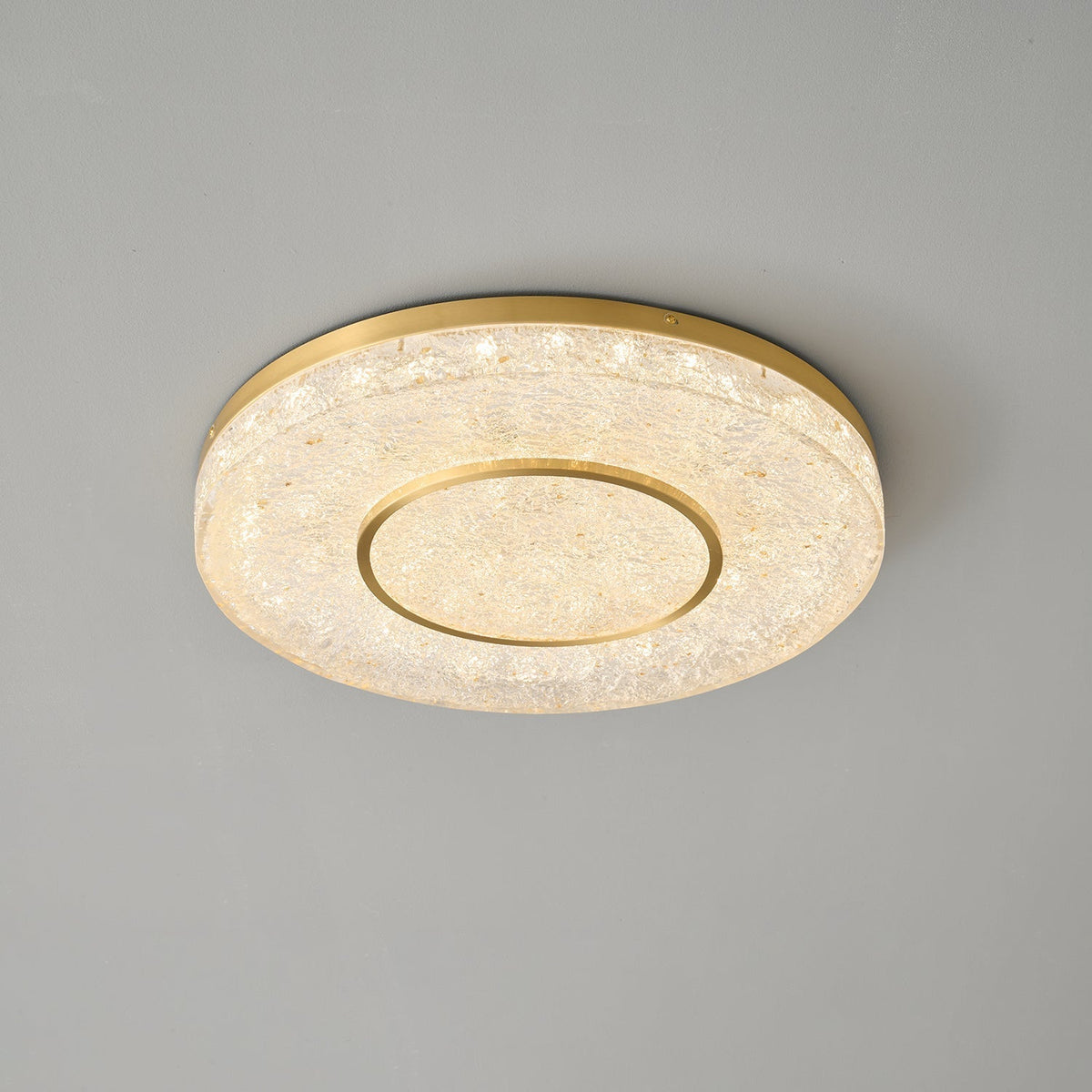 Auraora lampa sufitowa Mysterious Circle miedź żywica
