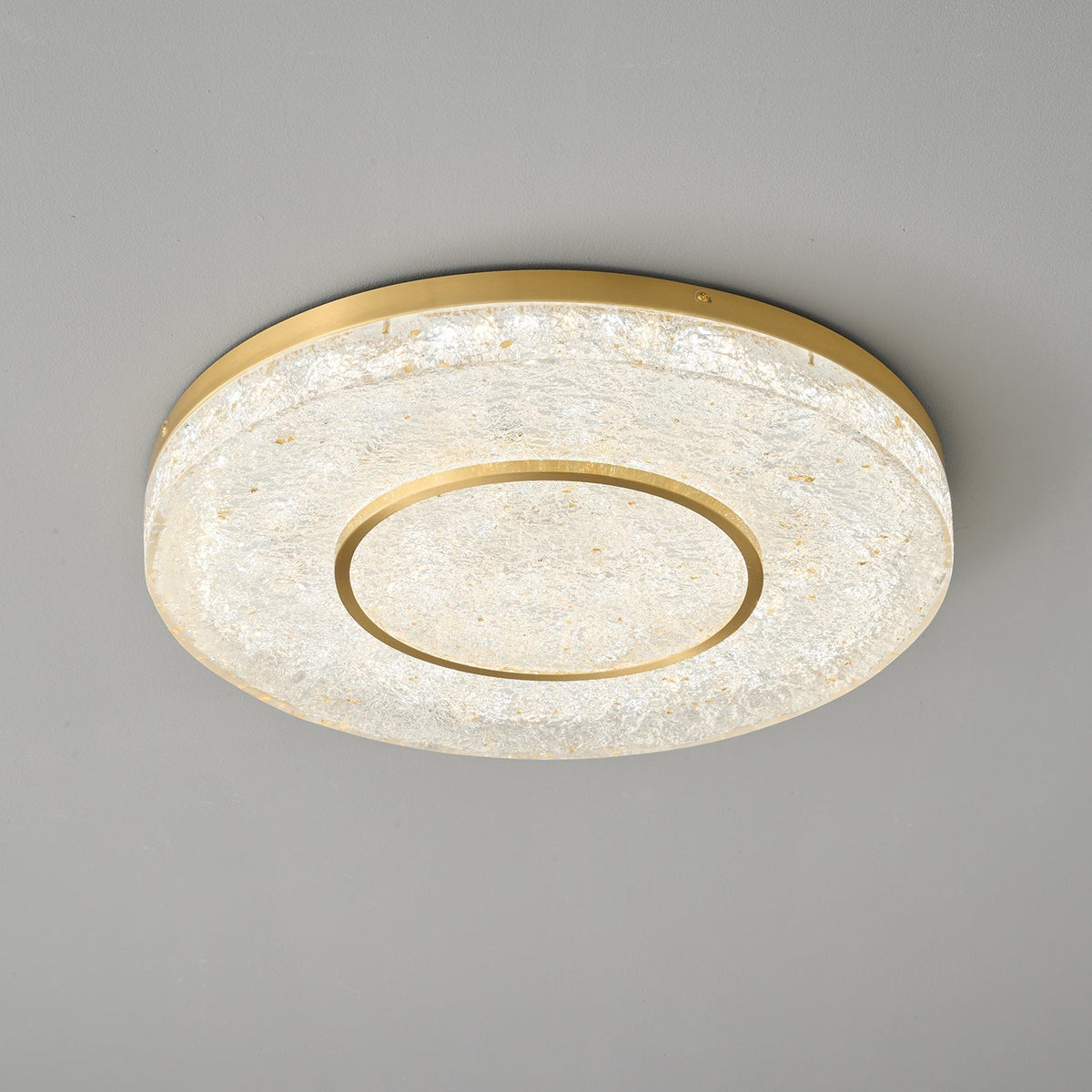 Auraora lampa sufitowa Mysterious Circle miedź żywica
