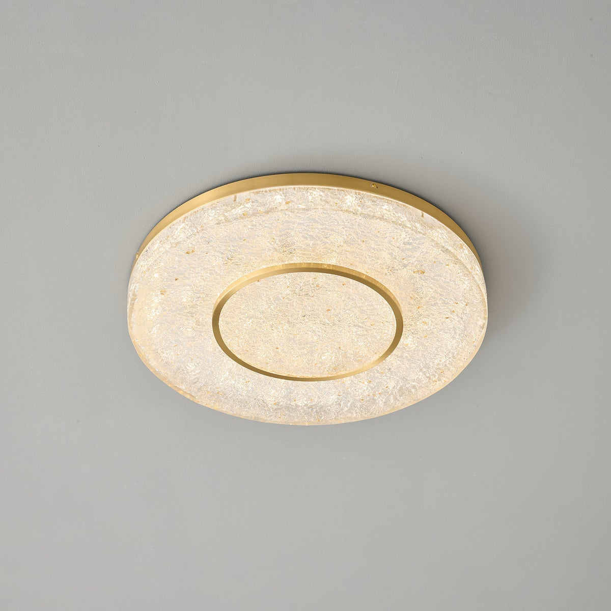 Auraora lampa sufitowa Mysterious Circle miedź żywica