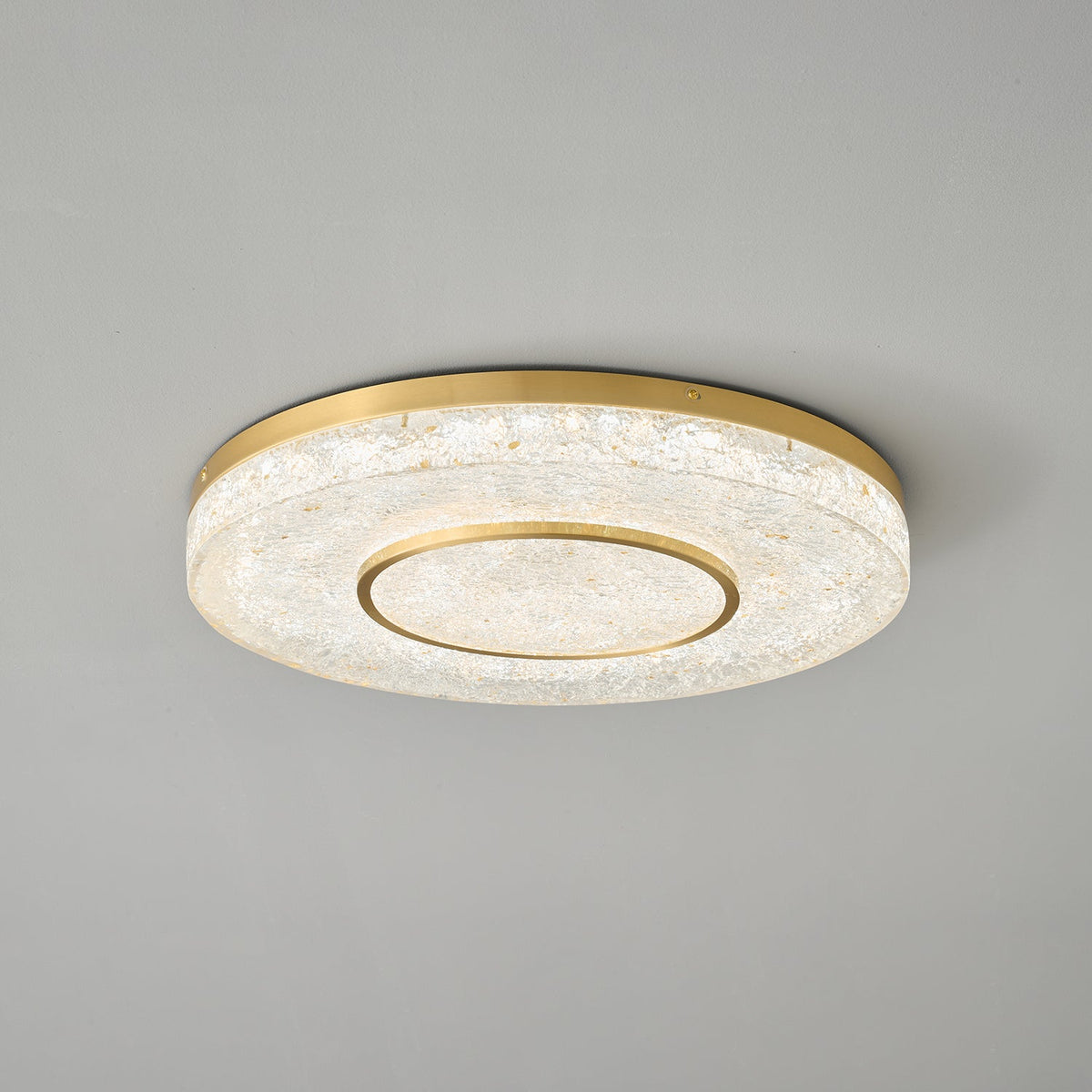 Auraora lampa sufitowa Mysterious Circle miedź żywica