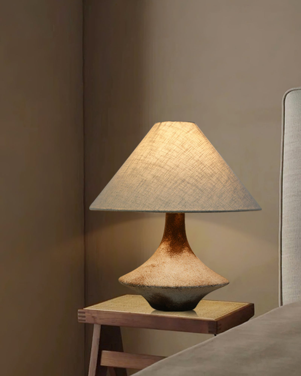 Navoer artystyczna lampa stołowa ze szkła
