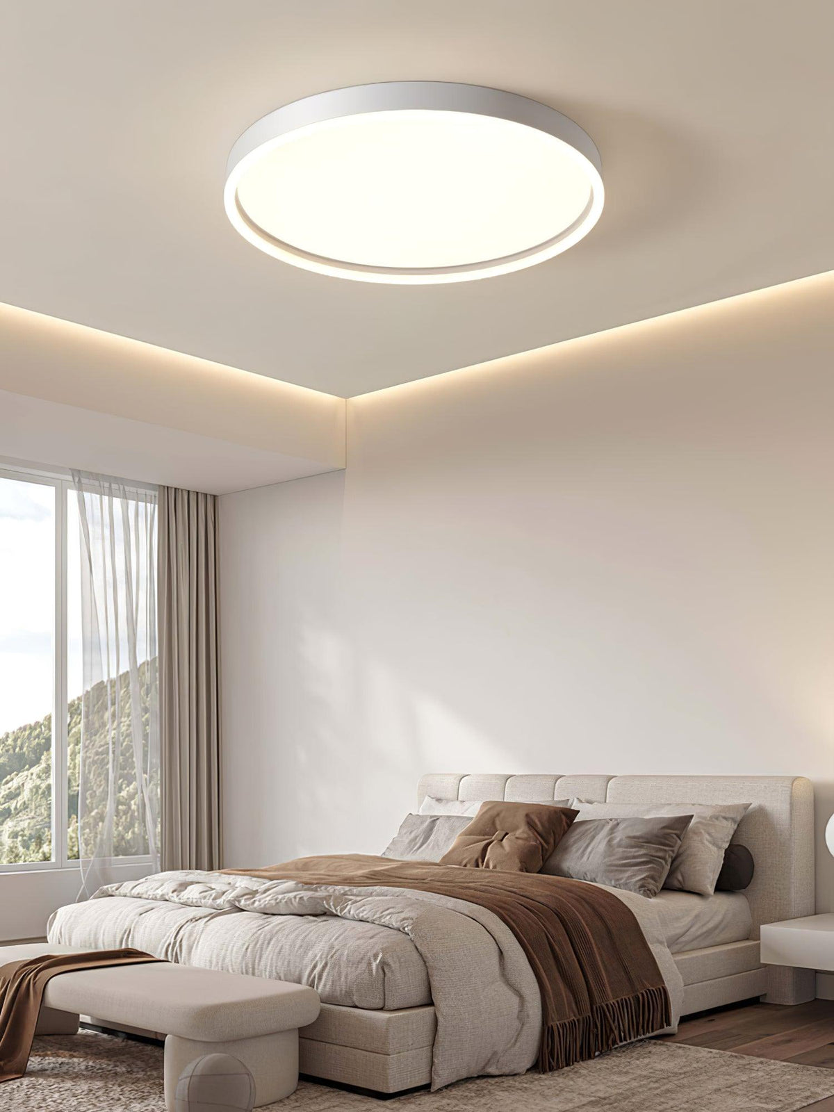 Lampa sufitowa Velorise minimalistyczna biała