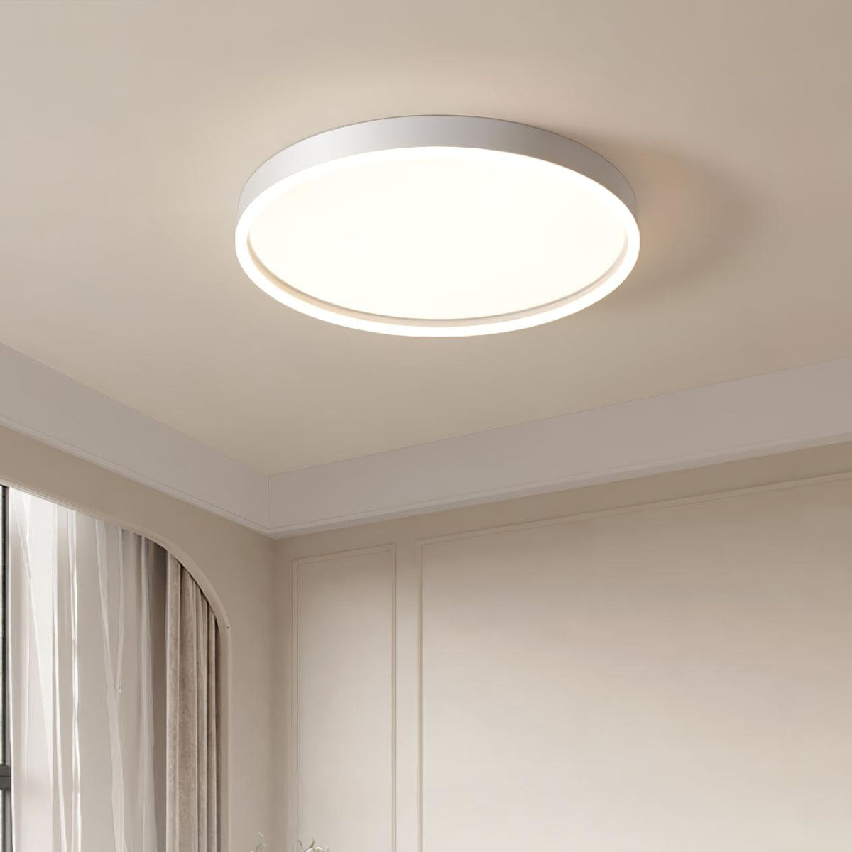 Lampa sufitowa Velorise minimalistyczna biała