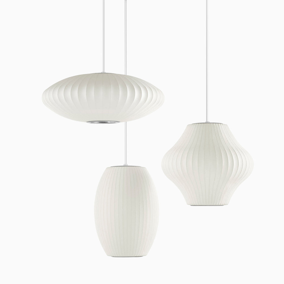 Etrio lampa wisząca Bubble z pajęcznika jedwabnego