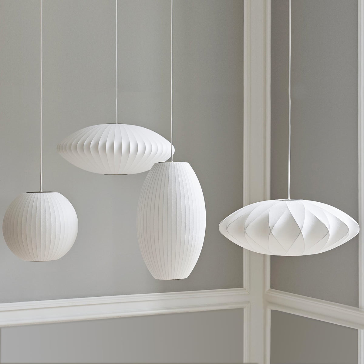Etrio lampa wisząca Bubble z pajęcznika jedwabnego